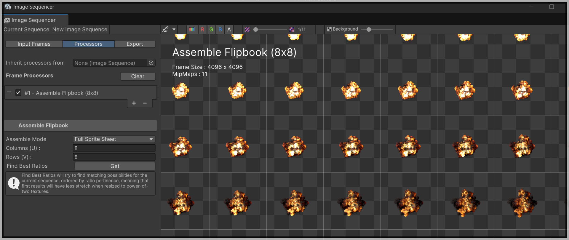 LAB13：Flipbook 連番画像